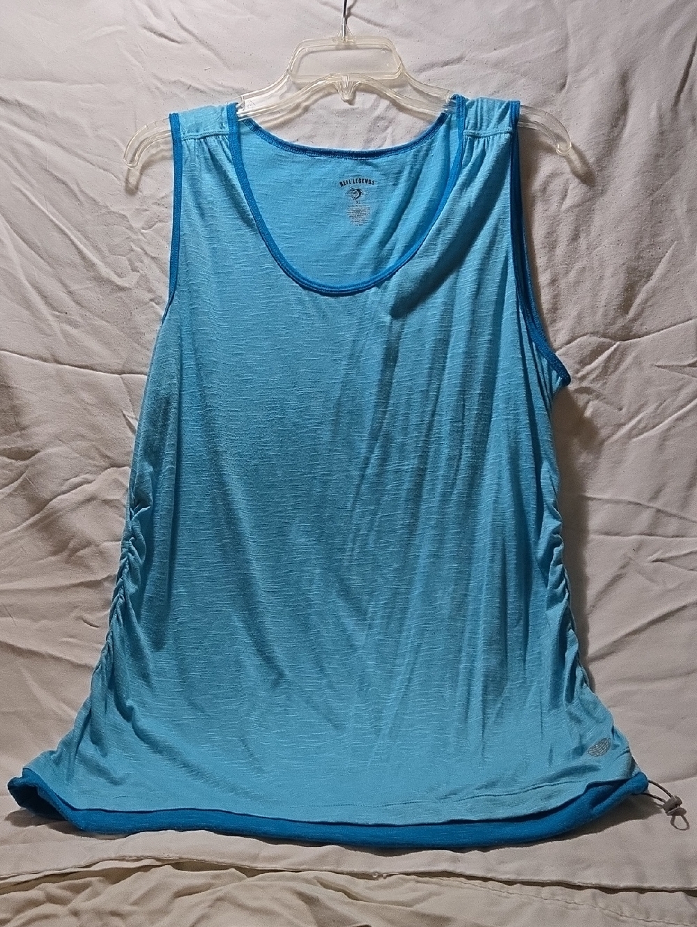 Reel Legends Light Blue Women's Sleeveless Active Tank